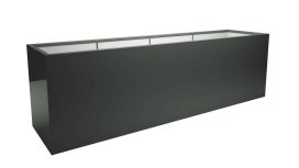 Długie donice z włókna szklanego Emilio 5