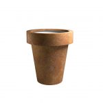 Stożkowa donica z cortenu Vaso 7
