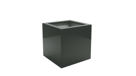 kwadratowe donice z włókna szklanego Antonio 3