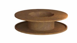 palenisko z cortenu Fiamma Tondo