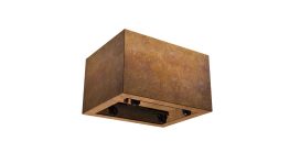 donica z cortenu na kółkach Giorgio Mobile