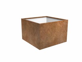 kwadratowa donica metalowa Cubi 14