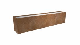 nowoczesne donice metalowe Cubi 24