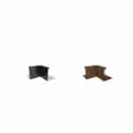 NW Element Rogowy wewnętrzny 90º H300 2 materiały