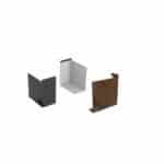 ZL Element krawędziowy końcowy H500 2 materiały