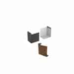 rabata kwiatowa całoroczna Element krawędziowy końcowy H400 2 materiały