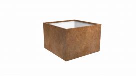 kwadratowa donica metalowa Cubi 14